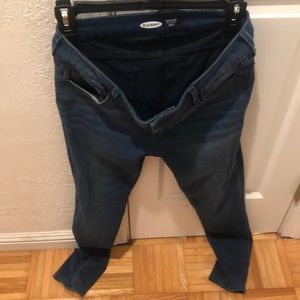 Old Navy rockstar super skinny blue jeans